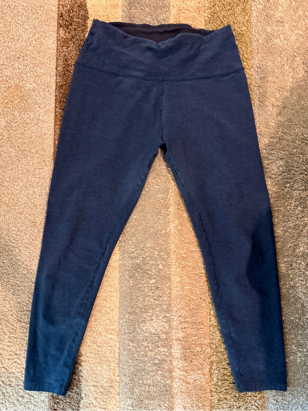 Women’s Navy High-Waist Stretch Leggings